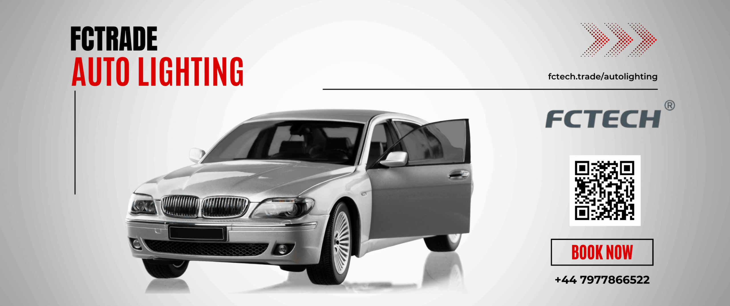 Close-up of a car headlight with reflection